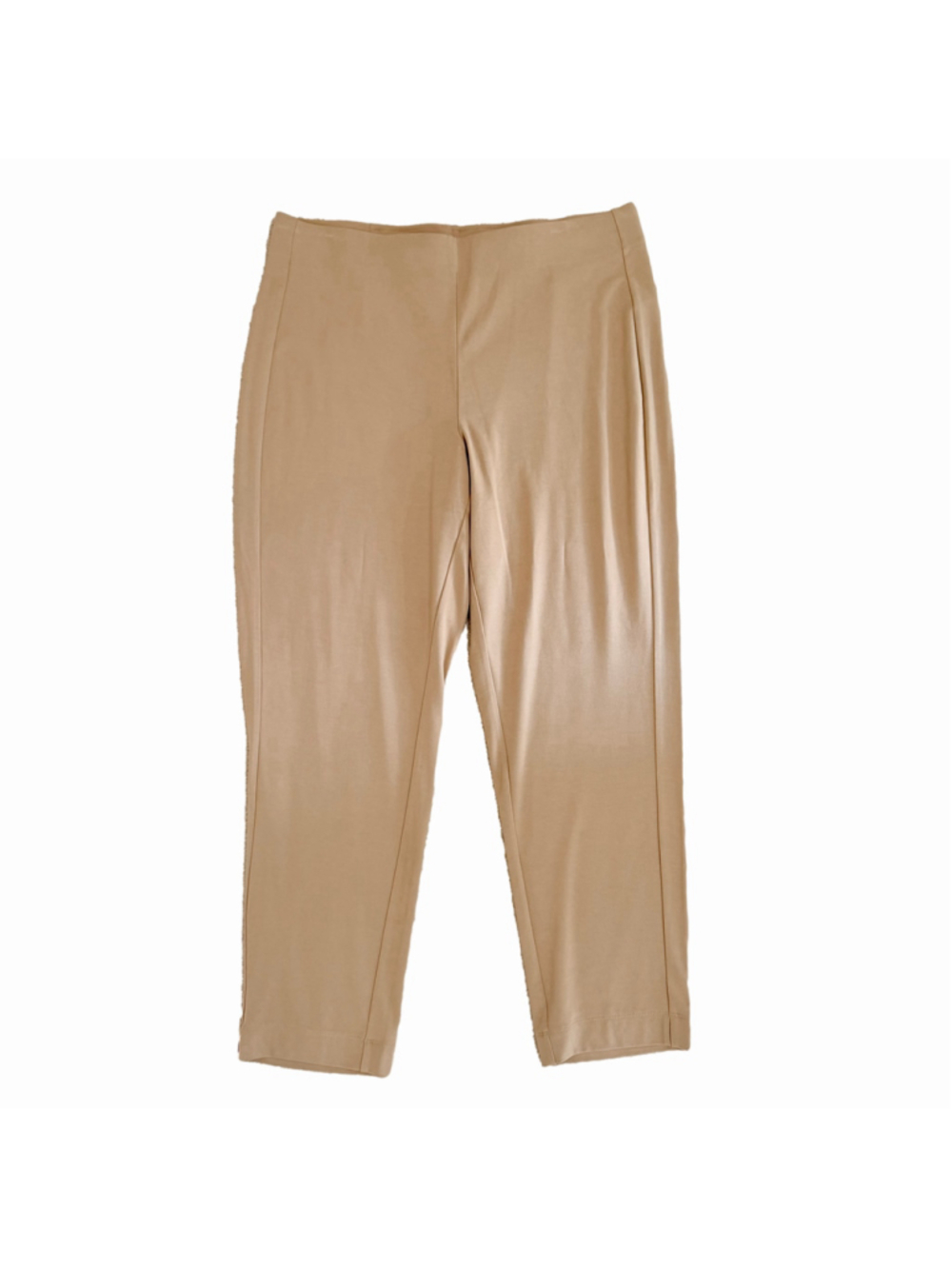 J.Jill Wearever Collection New Forward Seam Slim Ankle Pants Camel Women's Large